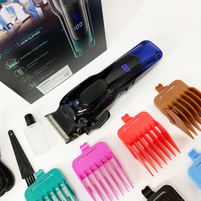 Тример для бороди та тіла, VGR V-013 PROFCOMPLEX тример для стрижки волосся. Колір: синій