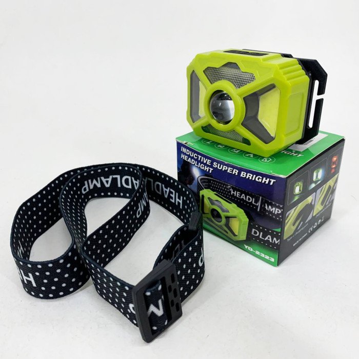 Ліхтар налобний 2323-P50+SMD+COB (white/red)