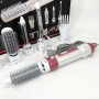 Фен для волосся стайлер з насадками Gemei GM-4836 7 в 1, Фен-стайлер з різними насадками