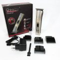 Машинка для стрижки Gemei GM-657 бездротова з комплектом насадок, Перукарські машинки