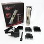 Машинка для стрижки Gemei GM-657 бездротова з комплектом насадок, Перукарські машинки