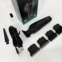 Акумуляторна машинка для стрижки VGR V-995 + 4 насадки, 2000 мАг, USB