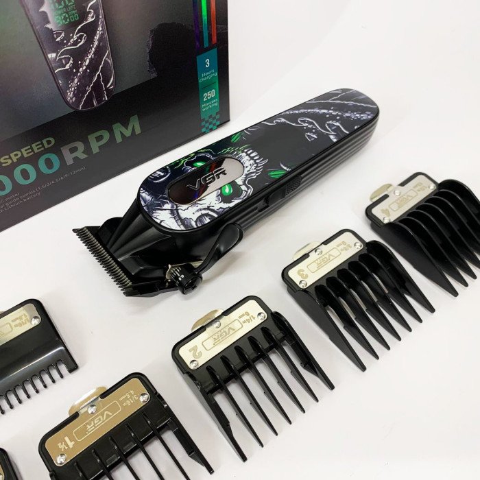 Акумуляторна машинка для стрижки VGR V-279 GREEN