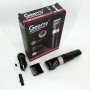 Акумуляторна машинка для стрижки волосся Gemei GM-6042, окантувальна машинка. Колір: чорний