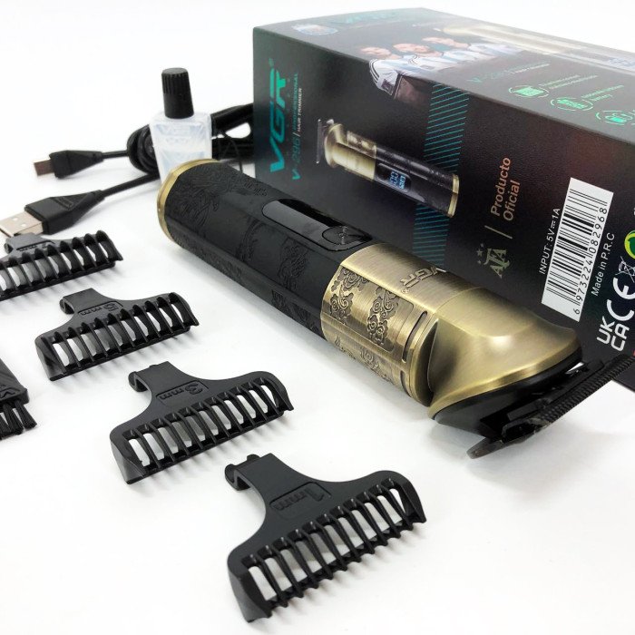 Тример VGR V-296, Багатофункціональна машинка для стрижки бороди, Професійний триммер для гоління