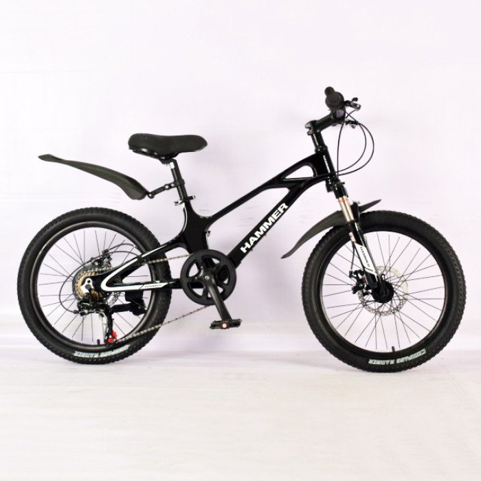 Дитячий велосипед Hammer M-1 20 дюймів. Колір: чорний