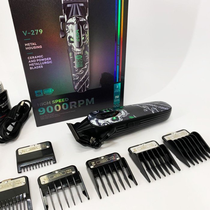 Акумуляторна машинка для стрижки VGR V-279 GREEN