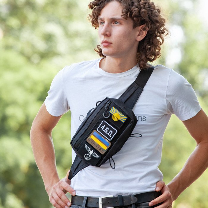 Сумка бананка тактична Cordura | Чоловіча/жіноча | Для спорту, міста, туризму