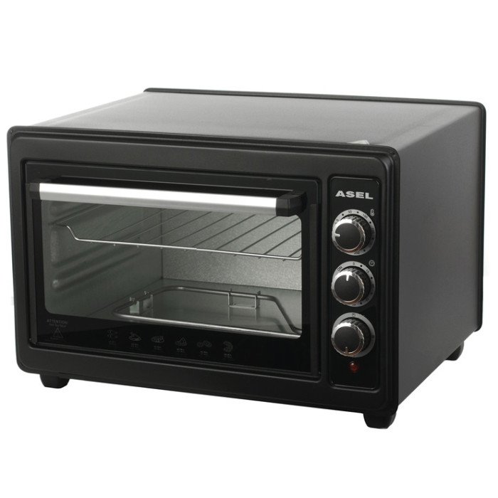 Електрична піч ASEL AF-33-23. Колір: чорний