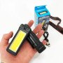 Ліхтар WORKLIGHT 2 в 1 5305-COB(WHITE+YELLOW), Потужний ліхтар для риболовлі, Потужний ліхтар на голову