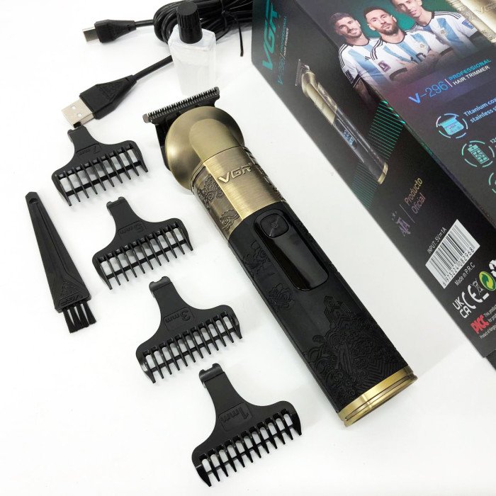 Тример VGR V-296, Багатофункціональна машинка для стрижки бороди, Професійний триммер для гоління
