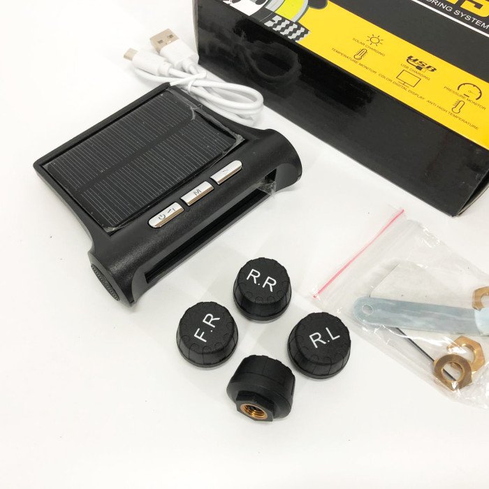Система контролю тиску у шинах TPMS+SOLAR зовнішні датчики