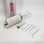 Іригатор для чищення зубів та порожнини рота Oral Irrigator з акумулятором та змінними насадками. Колір: білий