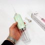Іригатор для чищення зубів та порожнини рота Oral Irrigator з акумулятором та змінними насадками. Колір: зелений