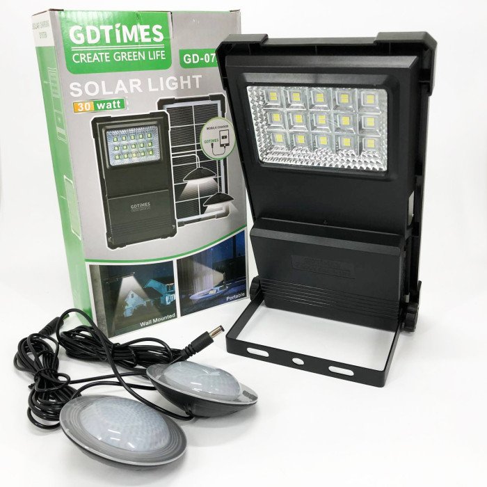 Сонячна станція портативна GDLITE GD-07А із сонячною панеллю та функцією Power Bank