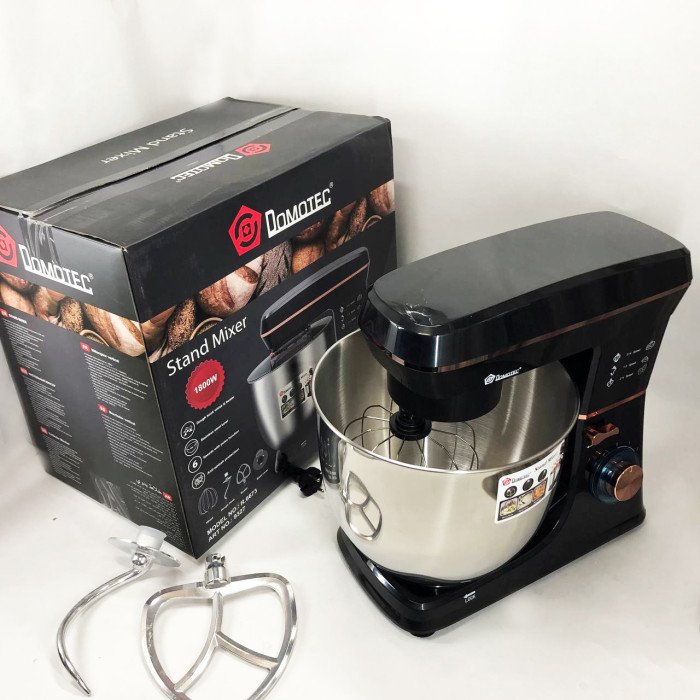 Настільний міксер-тестоміс планетарний Domotec R 6673 12 л, Планетарний комбайн Стаціонарний для дому