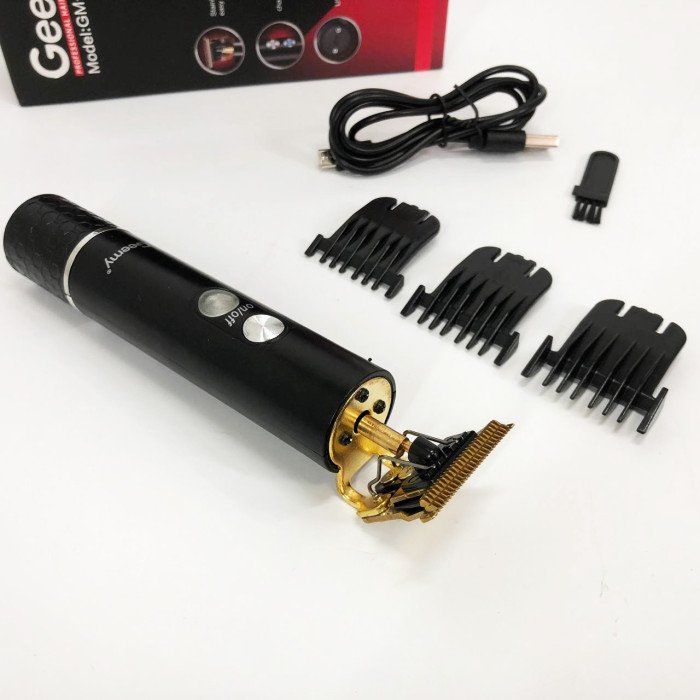 Професійна окантувальна машинка GEEMY GM-6605 для стрижки волосся, окантовки, бороди та вусів