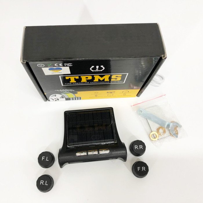 Система контролю тиску у шинах TPMS+SOLAR зовнішні датчики