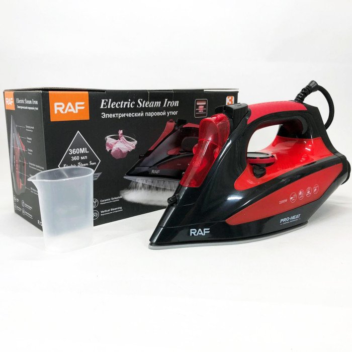 Праска з керамічною підошвою RAF R.1233 потужність 2200Вт 320 мл