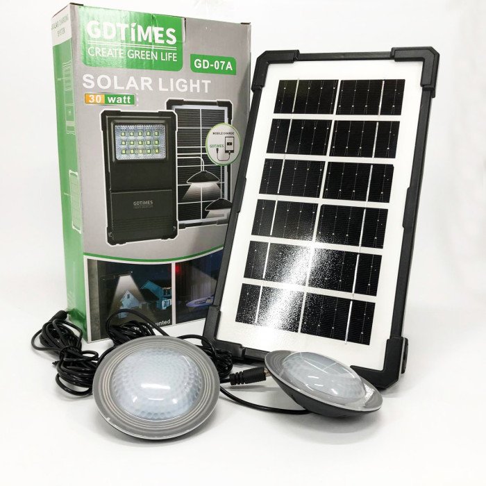 Сонячна станція портативна GDLITE GD-07А із сонячною панеллю та функцією Power Bank