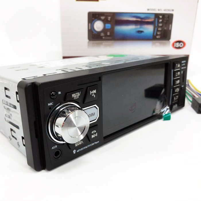 Автомагнітола MP5 4026UM з екраном 4.1 дюйми, AUX вхід, Bluetooth, 1 DIN, магнітола в машину