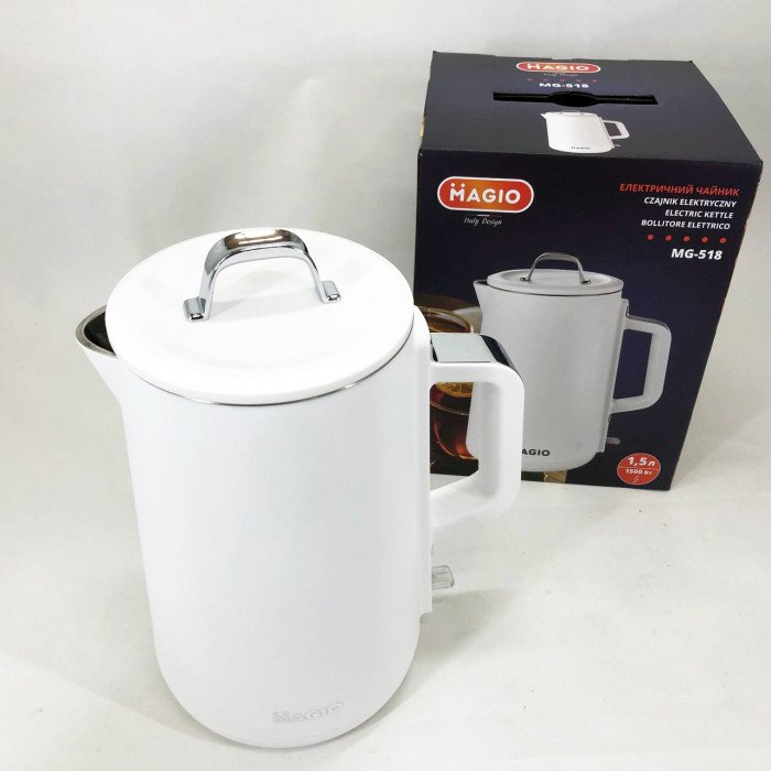 Електрочайник-термос MAGIO MG-518, 1,5 л, 1500Вт