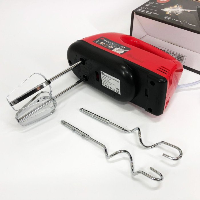 Міксер DOMOTEC R6633R 260 Вт, Кухонний ручний міксер хороший, Міксер для приготування крему