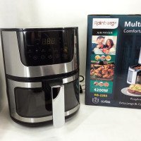 Аерогриль Rainberg RB-2268 4200 Вт аерофритюрниця безолійна без олії з регулюванням температури 8 л