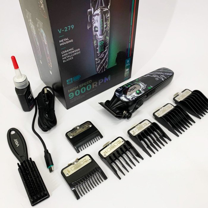 Акумуляторна машинка для стрижки VGR V-279 GREEN