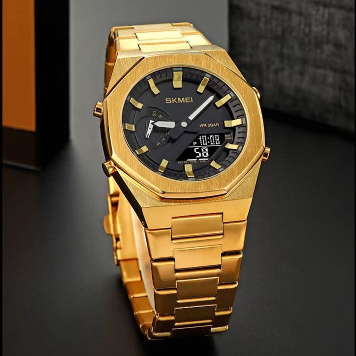 Годинник наручний чоловічий SKMEI 1816GDBK