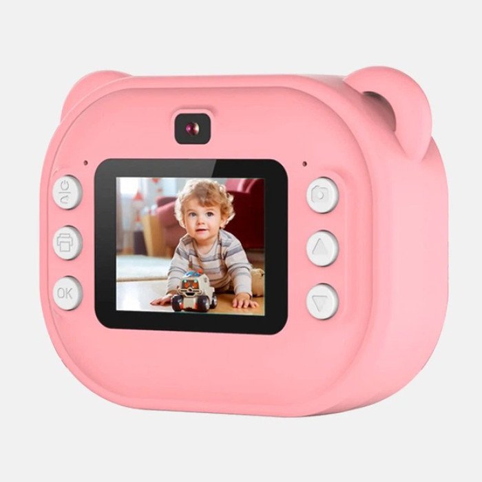 Дитячий фотоапарат миттєвого друку Y600 Pink