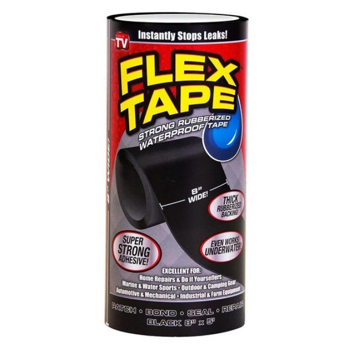 Надміцна стрічка FLEX TAPE 20см для ремонту та склеювання