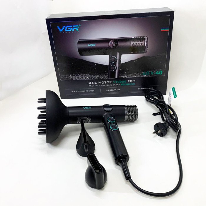 Фен професійний VGR V-401 BLACK