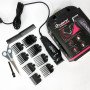 Машинка для стрижки провідна з насадками для волосся та бороди Gemei GM-1016 Pro + Ножиці та Гребінець