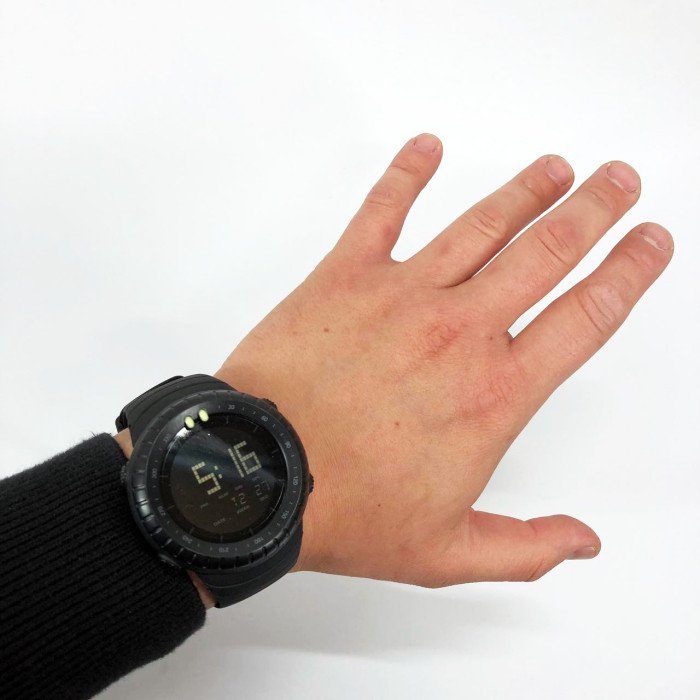 Годинник наручний чоловічий SKMEI 1992BK BLACK, чоловічий армійський водостійкий тактичний годинник. Колір: чорний