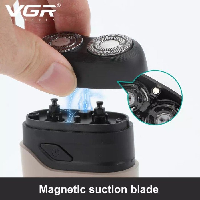 Електробритва VGR V-345. Колір: сірий