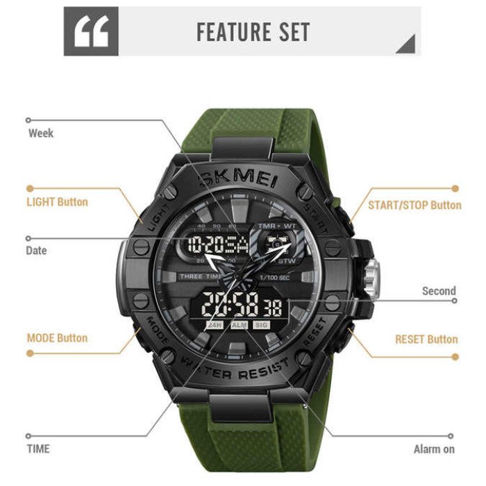 Годинник наручний чоловічий SKMEI 2221AG