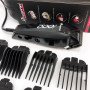 Машинка для стрижки провідна з насадками для волосся та бороди Gemei GM-1016 Pro + Ножиці та Гребінець