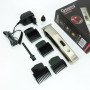 Машинка для стрижки Gemei GM-657 бездротова з комплектом насадок, Перукарські машинки