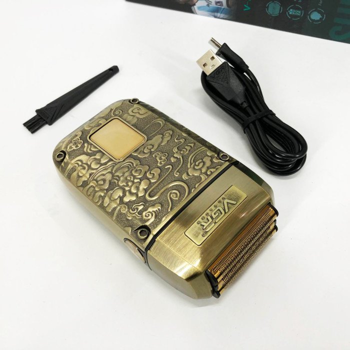 Електробритва-шейвер VGR V-336 LED Display чоловіча професійна для сухого та вологого гоління металева