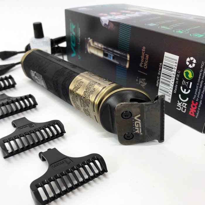 Тример VGR V-296, Багатофункціональна машинка для стрижки бороди, Професійний триммер для гоління