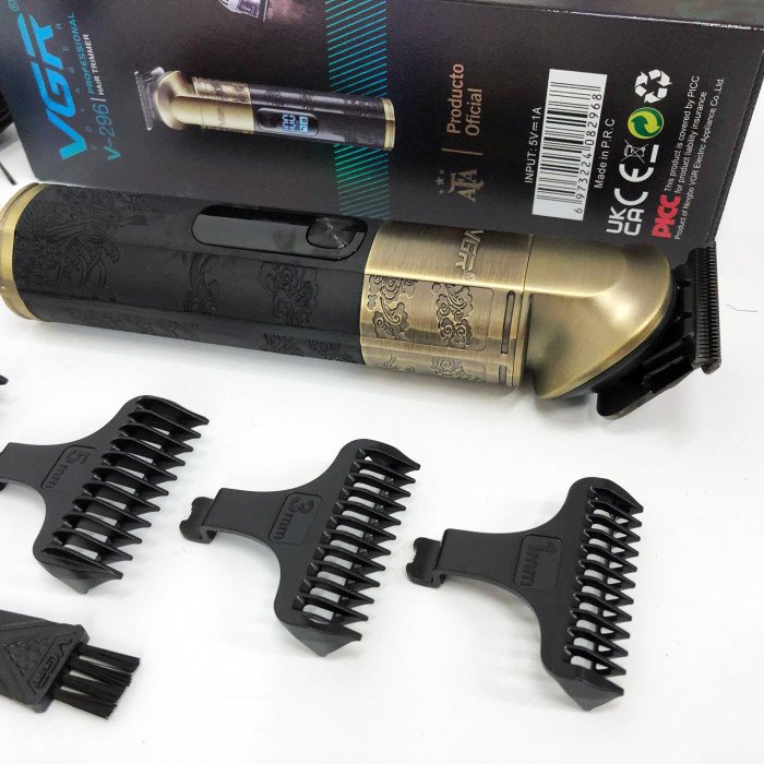 Тример VGR V-296, Багатофункціональна машинка для стрижки бороди, Професійний триммер для гоління