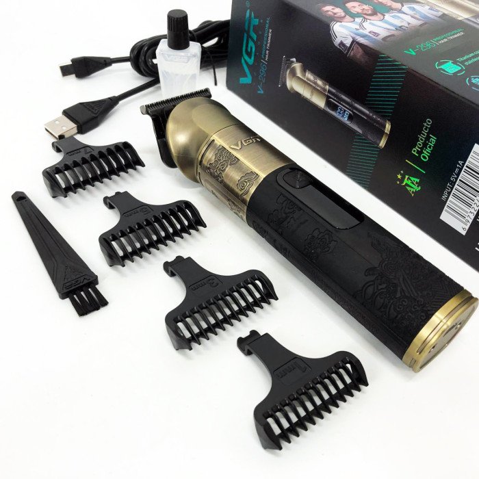 Тример VGR V-296, Багатофункціональна машинка для стрижки бороди, Професійний триммер для гоління