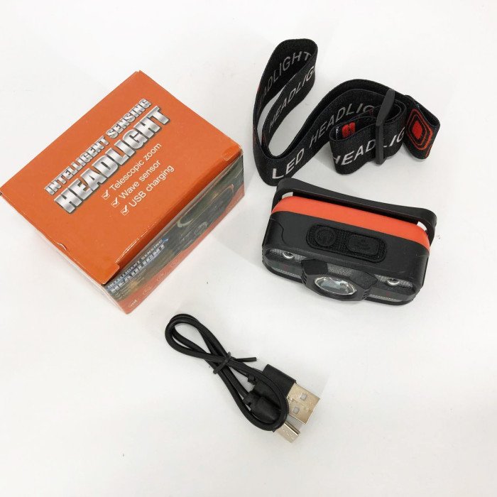 Налобний ліхтар WH-0188, XPE+SMD, Налобний ліхтар для туризму риболовлі та полювання, Налобна лампа