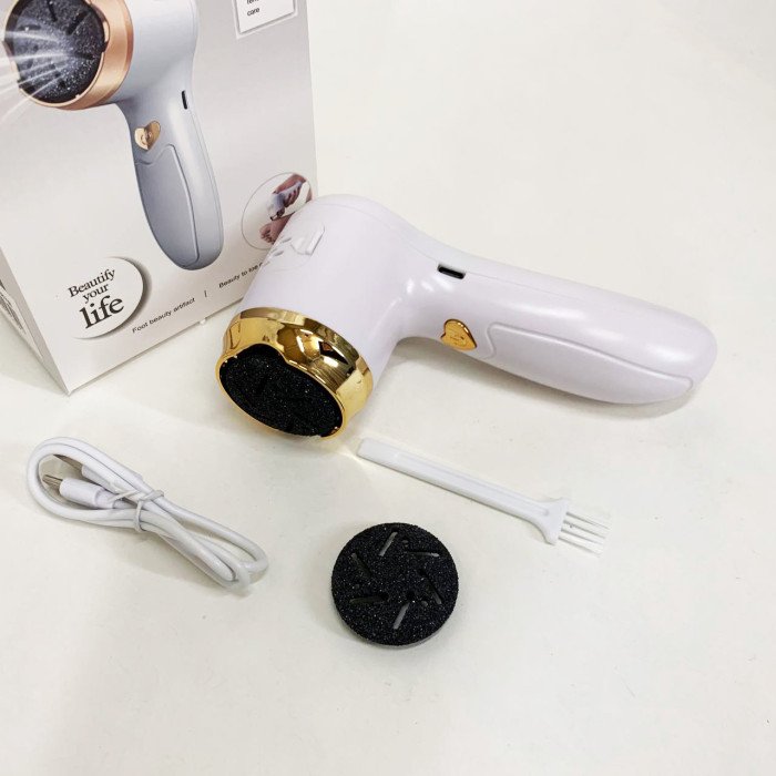 Пемза акумуляторна для видалення грубої шкіри стоп Foot Grinder Y2023 для п'ят з USB-кабелем