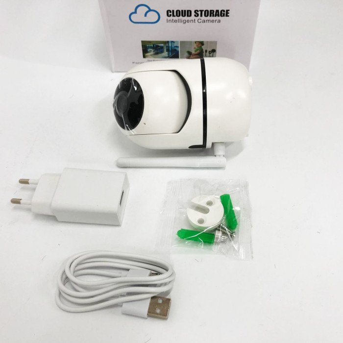 Бездротова поворотна IP камера WiFi microSD UKC Y13G 1mp з розпізнаванням облич