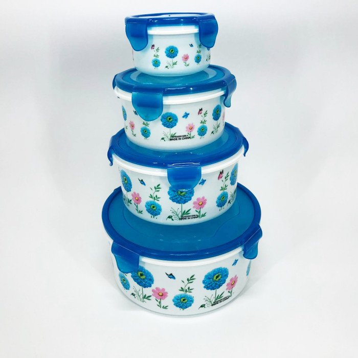 Набір пластикових судків UNIQUE UN-1512. Колір: блакитний