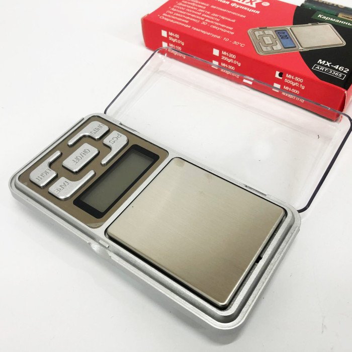 Ваги ювелірні Matarix MX-462 500г, Кращі електронні кухонні ваги, Маленькі ваги