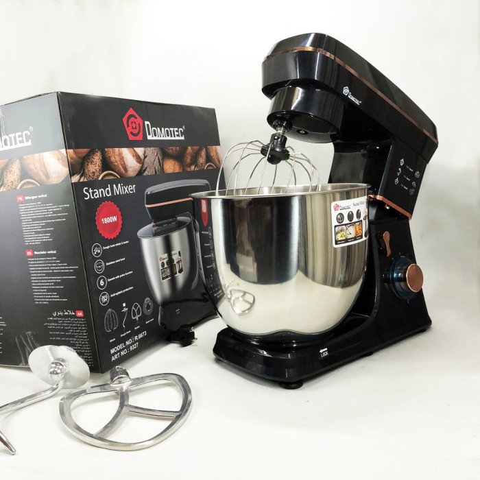 Настільний міксер-тестоміс планетарний Domotec R 6673 12 л, Планетарний комбайн Стаціонарний для дому