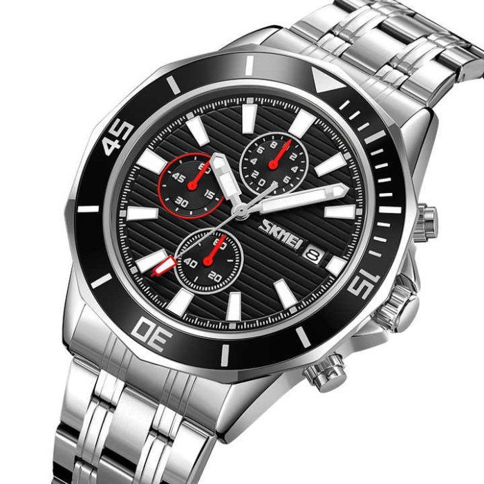 Годинник наручний чоловічий SKMEI 9335SIBK